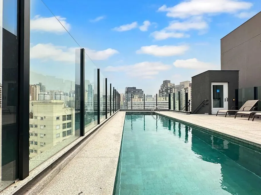 Apartmán Studio Kitchen Balcony Modern São Paulo