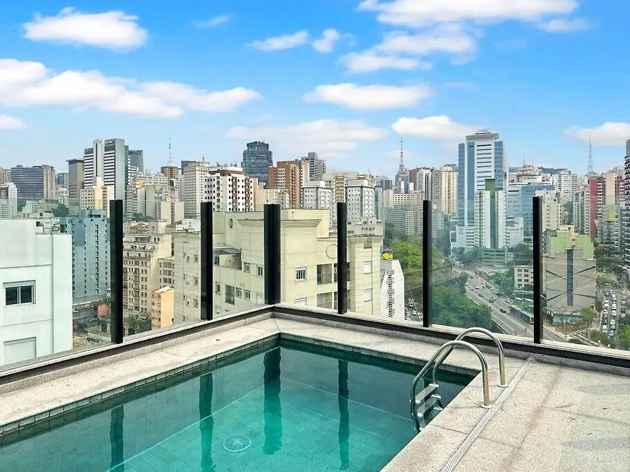 Studio Kitchen Balcony Modern São Paulo