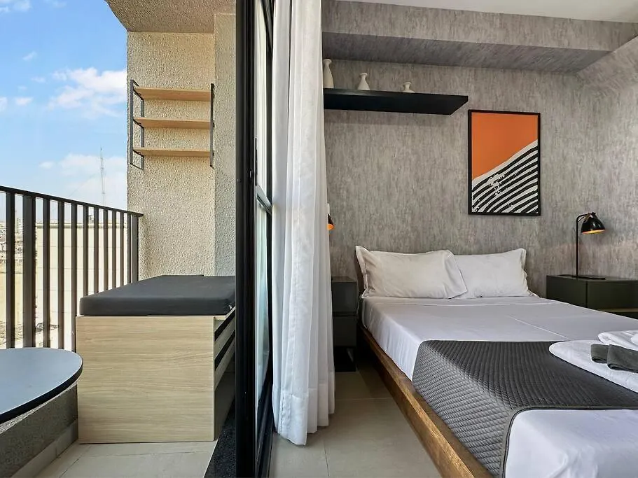 סאו פאולו Studio Kitchen Balcony Modern דירה סאו פאולו