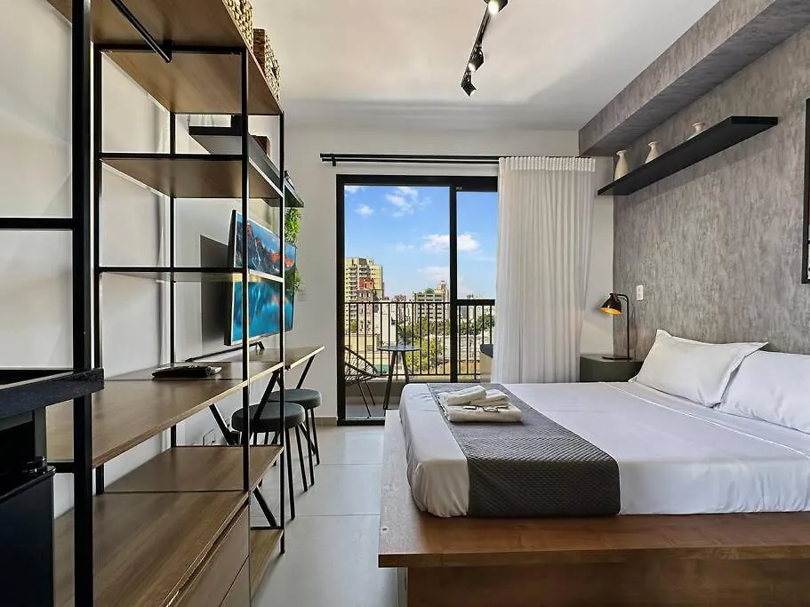 Studio Kitchen Balcony Modern Sao Paulo 0*,  Brazil